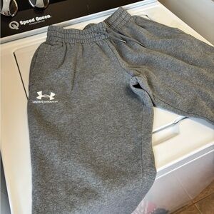 Men’s Small Under Armour Gray Athletic Fleece Joggers